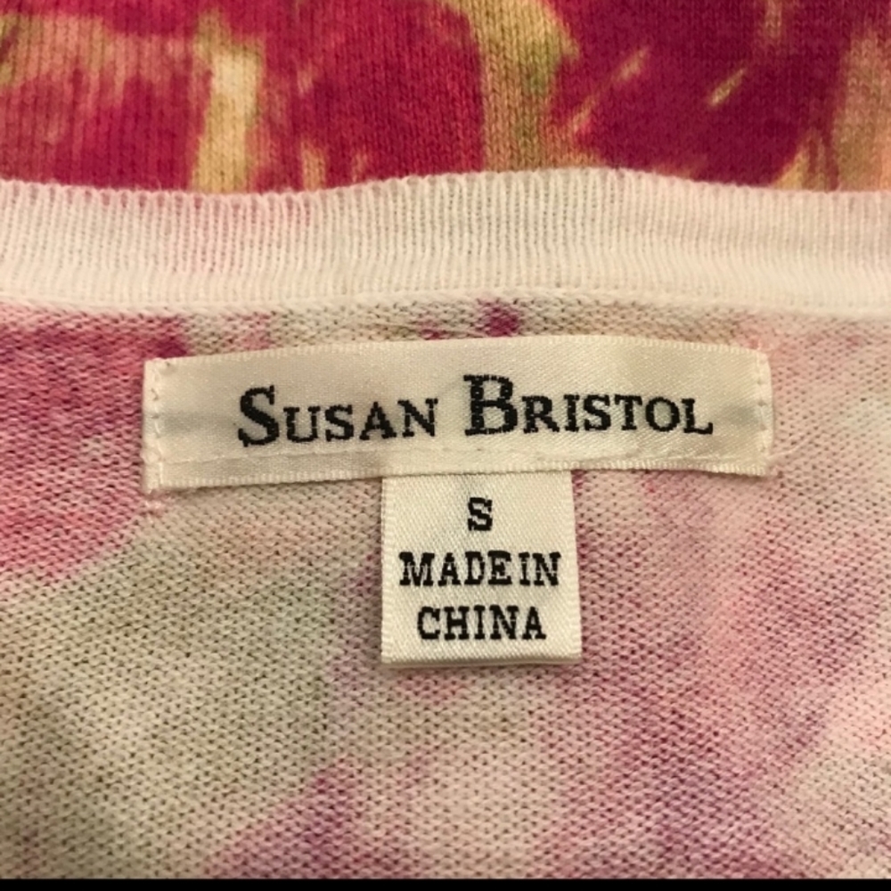 Susan Bristol Floral Sweater Pink/Green - Picture 5 of 7